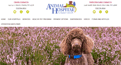 Desktop Screenshot of animalhospitalchetek.com