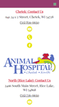 Mobile Screenshot of animalhospitalchetek.com